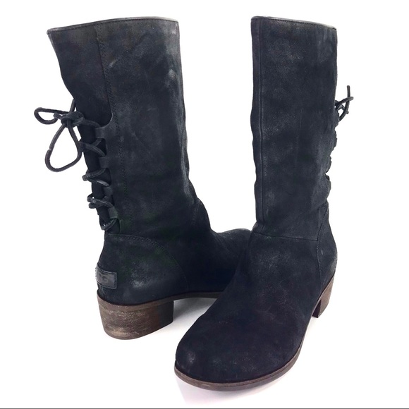 ugg boots lace up back